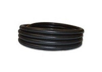 2.5 Inch Black Flexible PVC Pipe - 33ft Roll, Made in the USA