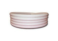 White Flexible PVC Pipe - 2.5 in x 50ft Roll, Made in USA