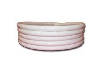 White Flexible PVC Pipe - 3 Inch Diameter, 33 Feet Roll - Image 1