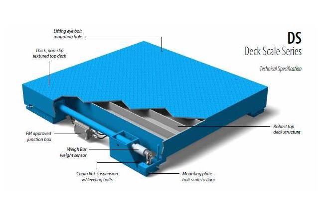 Legal-For-Trade DS Series Deck Scale Platform with Indicator - Image 1