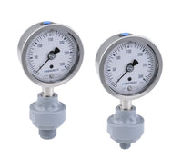 CPVC Mini Tuff Guard Isolator with Ashcroft 1008s Gauge
