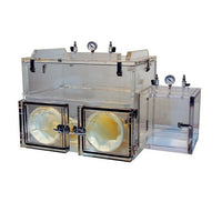 26-Inch Vacuum Negative Pressure Glovebox with Airlock