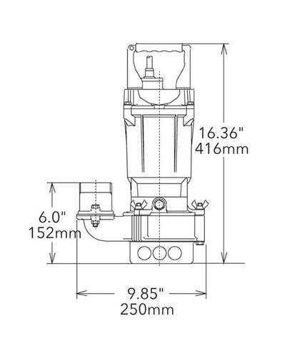 Godwin GST Series 1.0 HP Trash Centrifugal Pump - Image 2