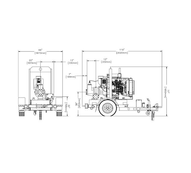 Godwin CD Series 1020 GPM Dri-Prime Contractor Pump - Image 2