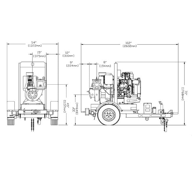 Godwin CD Series Contractor Dewatering Centrifugal Pump - Image 2