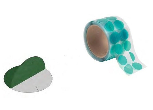 Green Polyester Tab Disc Tape - GTAB-1500 - Image 1