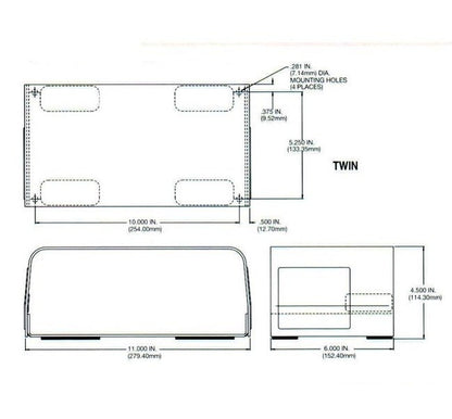 DualVee® Size 3 Stainless Steel Single Edge Drilled Guide Rail - Image 2