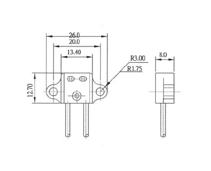 Rectangular Bi-Pin Halogen Lampholders for G4, GX5.3, G6.35 Lamps - Image 2