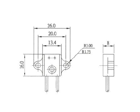 Rectangular G4 Bi-Pin Halogen Lampholders - Image 2
