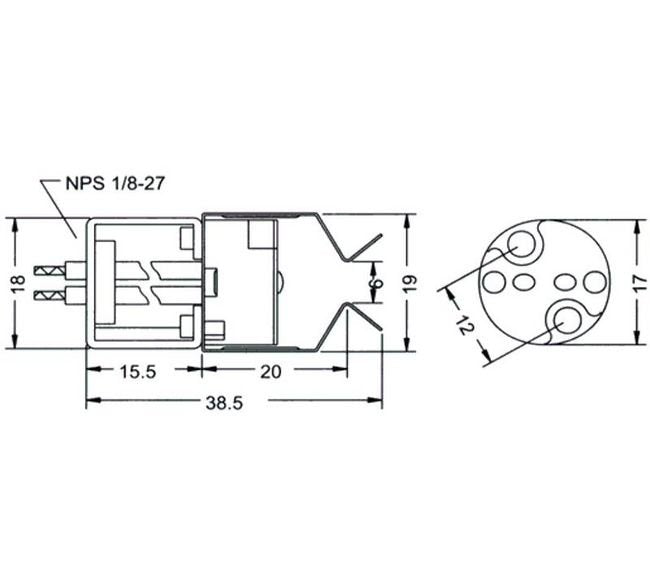 Bi-Pin Halogen Round Styles Lampholders G4, G5.3, G6.35 with Spring Clip and Hickey - Image 2