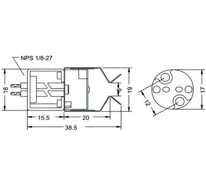 Bi-Pin Halogen Round Styles Lampholders G4, G5.3, G6.35 with Spring Clip and Hickey - Image 2