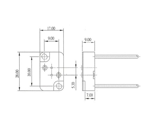 GX5.3 Bi-Pin Halogen Rectangular Styles Lampholders - Image 2