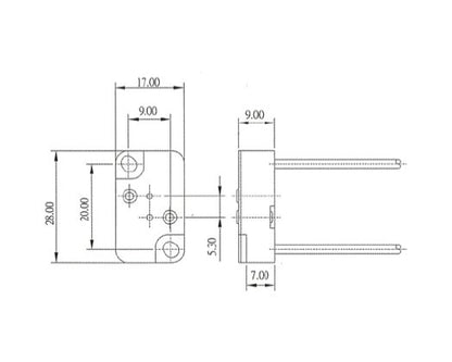 GX5.3 Bi-Pin Halogen Rectangular Styles Lampholders - Image 2