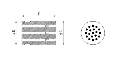 BU Type Vacuum Side Insulation Insert - Heat-Resistant Hermetic Connector - Image 2