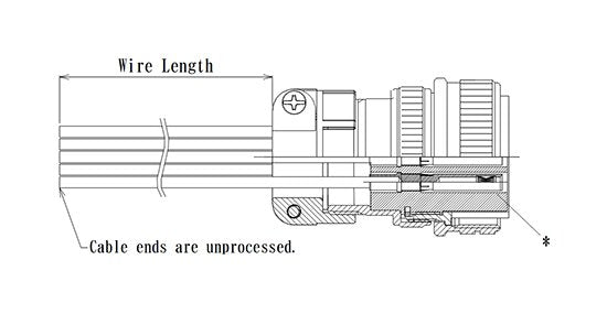 MS Type Vacuum Side Connector Insert - 2.4mm Acceptable Plug Diameter with Metal Shell - Image 1