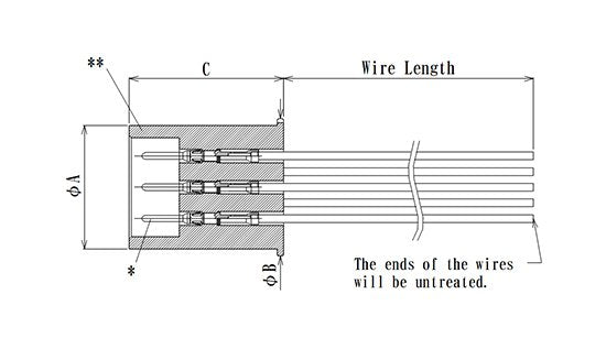 MS Type Vacuum Side Connector Inserts with 1.6mm Plug Pins & Insulation - Image 2