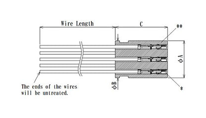 Burndy/Souriau Type Insulation Insert with Socket Pins - Image 2