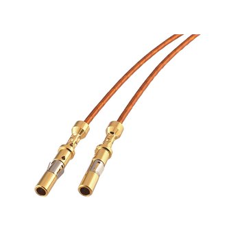 1.6mm Beryllium Copper Socket/Plug Pin with Wire for Vacuum - Image 1