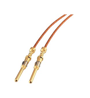 1.6mm Beryllium Copper Socket/Plug Pin with Wire for Vacuum - Image 3