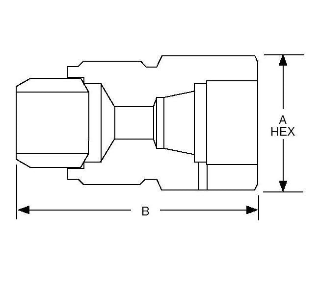 Duolok 1/4 in. Tube Fitting Plug - 316 SS - Image 2