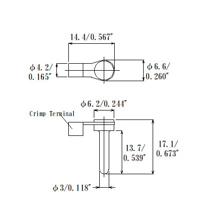 High Current Right Angle Socket Pin - 3.6mm Acceptable Diameter - Image 2