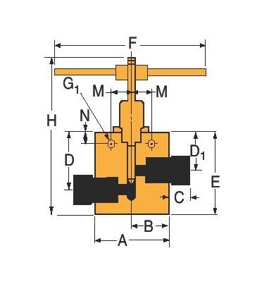 5 Inch Galvanized Steel Wing Nut Plug for Mechanical End of Pipe Applications - Image 2