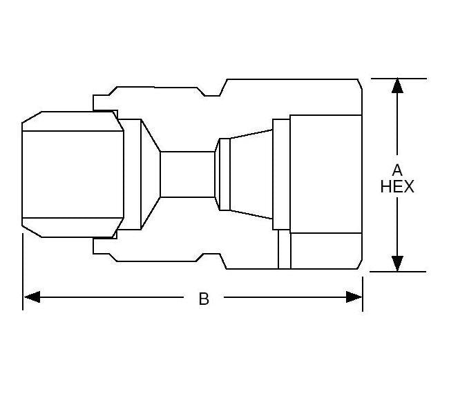 Duolok Tube Fitting Plug 1/8 in. 316 SS - Image 2