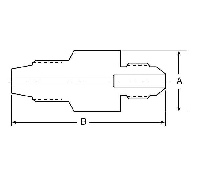 Duolok 38mm Tube Fitting Plug - 316 SS - Image 2