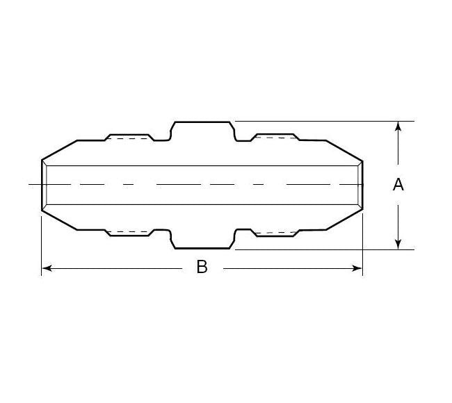 Duolok Port Connector 1/8 Tube Stub x 1/8 Port Connector Alloy 400 - Image 2