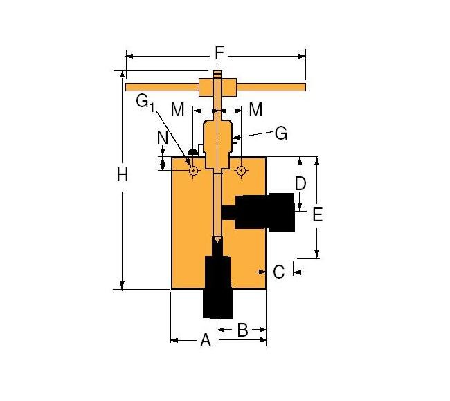 15 Inch T-Handle Aluminum Test Plug - Image 2
