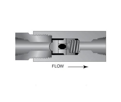Quick Connect Coupling to Plug Adapter - 1/4 in to 1/2 in - Image 1