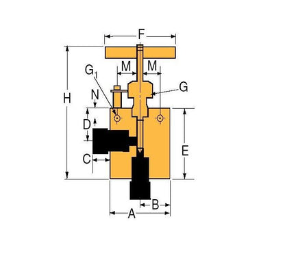 146-9 Series Medium Pressure Silicone Test Plug with By-Pass - Image 2