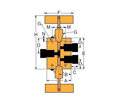 6 Inch Hand Tightening Aluminum Test Plug - Series 149-2 - Image 2