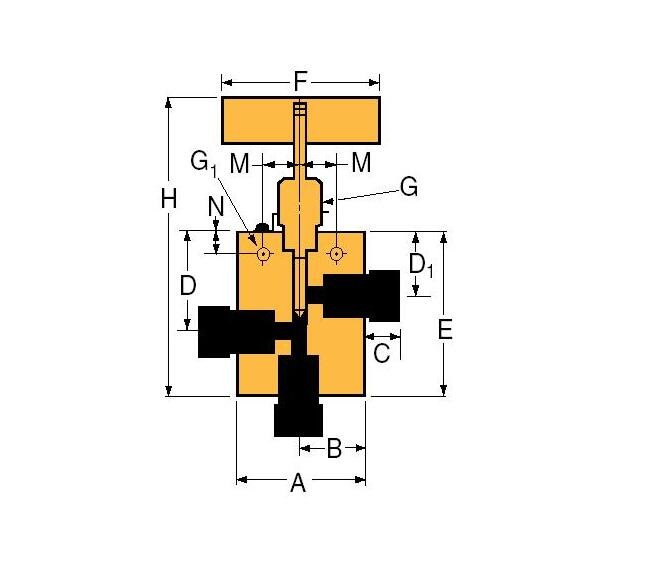 Petersen Blue All-Weather Inflation Hose Assembly with Shut-Off Valve - Image 2