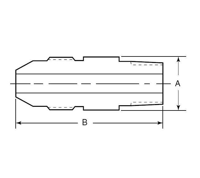 Duolok Alloy 400 Reducing Port Connector - Tube Stub x Port Connector - Image 2