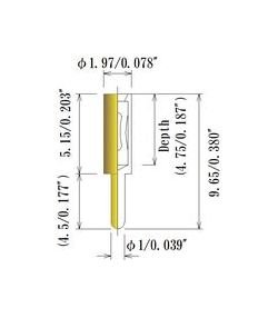 JCC 0.60 and 0.76mm Louver Type Socket Pin - Image 2