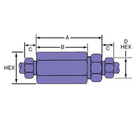 Petersen 140-0 Series 48 Inch Mechanical Push and Pull Plug with Bell End