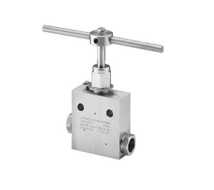 12 Inch T-Handle Aluminum Test Plug with By-Pass - Image 1