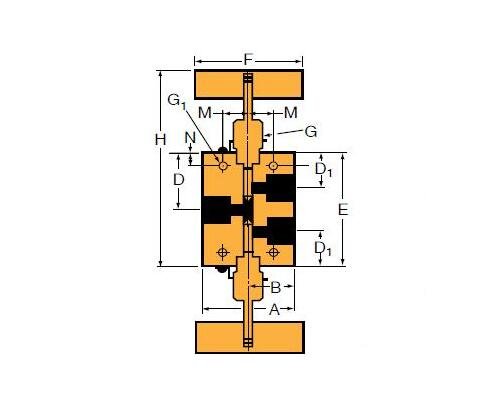 Petersen 146-9 Series Bolt Type Medium Pressure Test Plug with By-Pass - Image 2