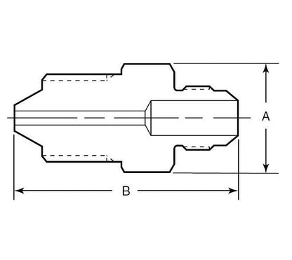 Duolok 316 SS Plug for 1/2 in. Tube Fitting - Image 2