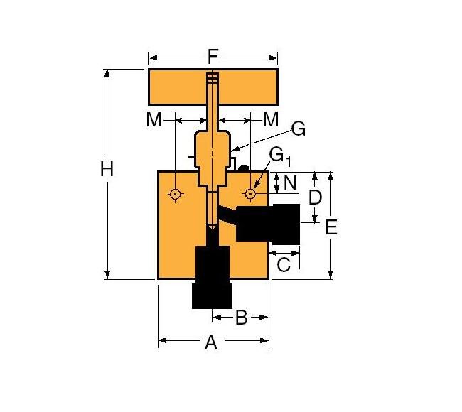 Petersen® 6 Inch Stainless Steel Wing Nut Plug - Image 2