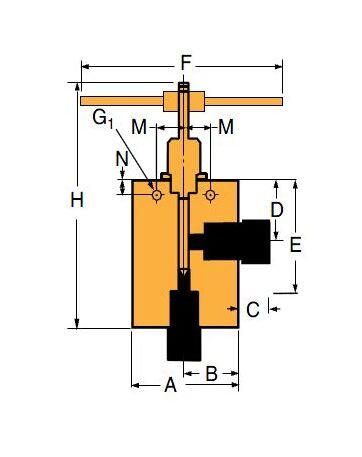 Petersen 143-3 Series 6 Inch Galvanized Steel Wing Nut Plug - Image 2