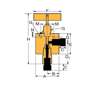 143-2 Series T-Handle Expandable Rubber Plug - 2 1/8 Inch (54.1 mm) - Image 2