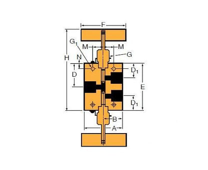Petersen® 146-9 Series Bolt Type Medium Pressure Silicone Test Plug with By-Pass - Image 2