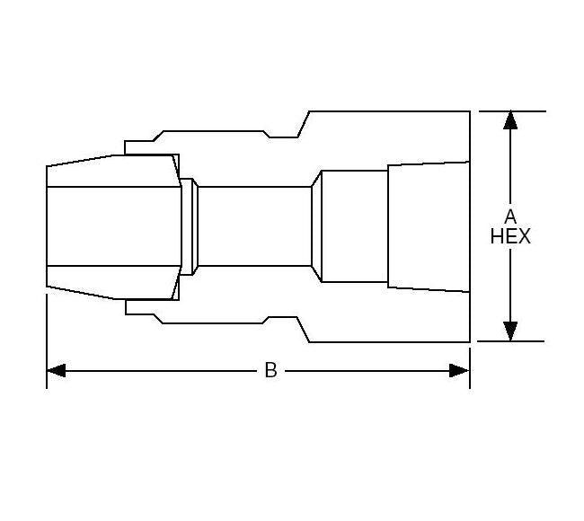Duolok Alloy 400 Cap - 1 1/8 in Tube Fitting - Image 2