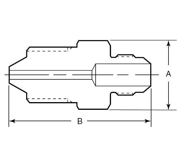 Duolok Alloy 400 1/16 in. Tube Fitting Plug - Image 2