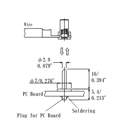 5.0mm Right Angle High Current Crimp Terminal Socket Pin - Image 2