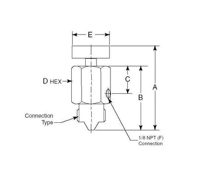 146-9 Series Bolt Type Medium Pressure Test Plug with By-Pass - 1.51" Minimum Pipe ID - Image 2