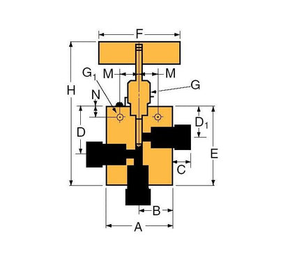Petersen 143-1 Series 1/2 Inch Lever Type Expandable Rubber Plug - Image 2