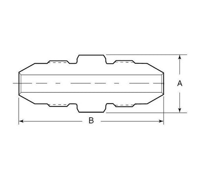 Duolok Alloy 400 Port Connector - Tube Stub x Port Connector, 18mm - Image 2